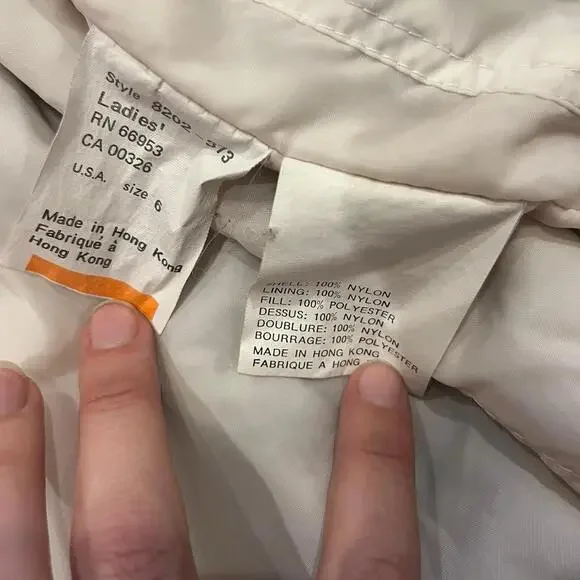 Vintage 80s 90s‎ Women’s Tyrolia Pink Color Block Ski Jacket Coat Size 6 Retro - Picture 6 of 10